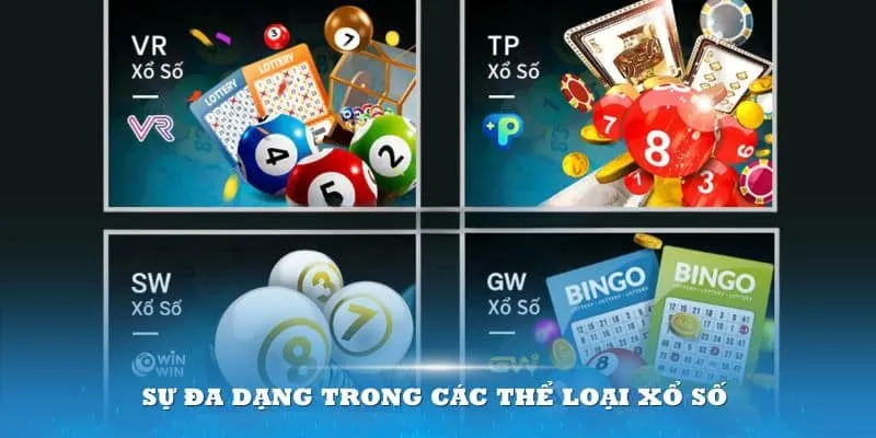 Sự đa dạng trong các thể loại xổ số sẽ là điểm cuốn hút bạn 